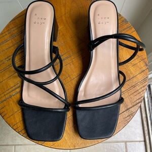 Black Strappy Heels
